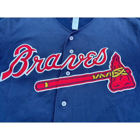 Vintage Atlanta Braves Wilson Baseball Jersey USA Made Team‎ Sewn Mississippi - Picture 2 of 12